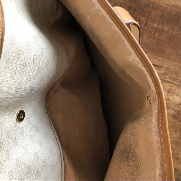 Gucci Cream and Tan Tote Bag - Picture 13 of 17